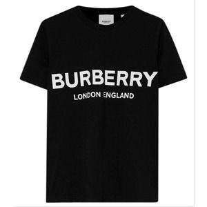BURBERRY logo printed tee shirt